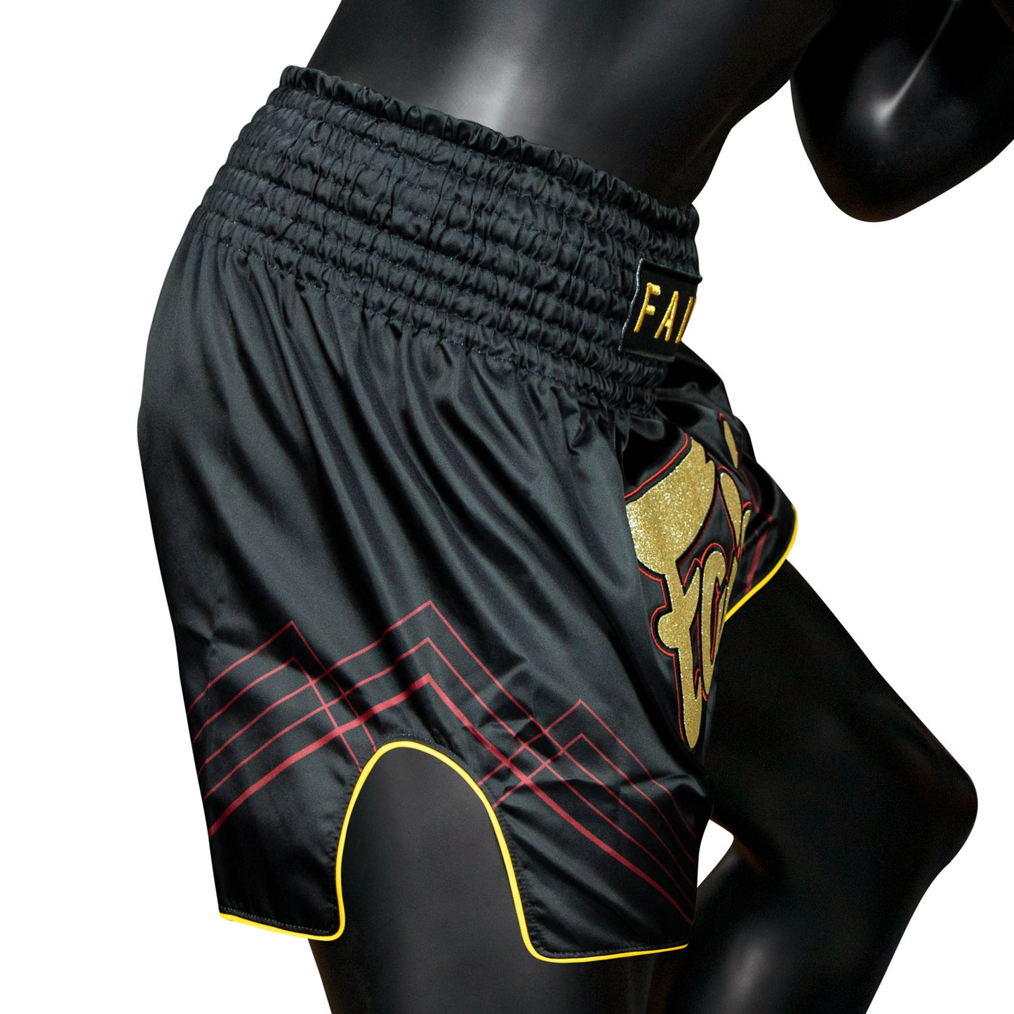 BS1925 Fairtex Mr X Muaythai Shorts Black