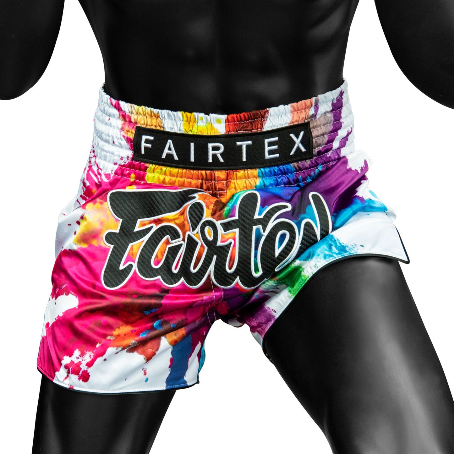 BS1939 Fairtex Funky Soul White Muaythai Shorts