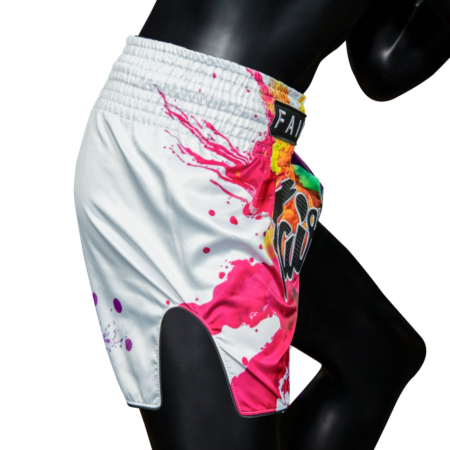 BS1939 Fairtex Funky Soul White Muaythai Shorts