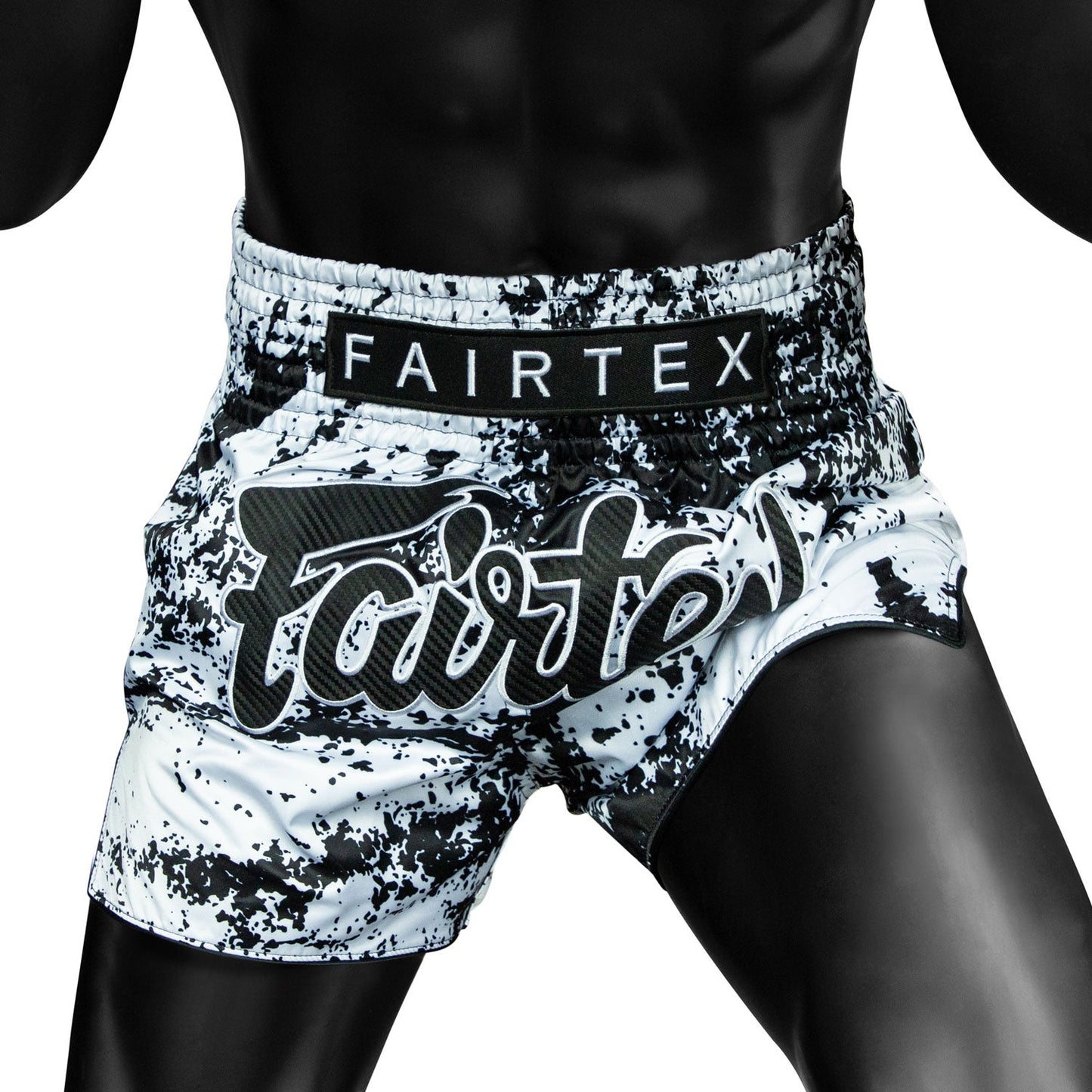 Fairtex Grunge White Muay Thai Boxing Shorts