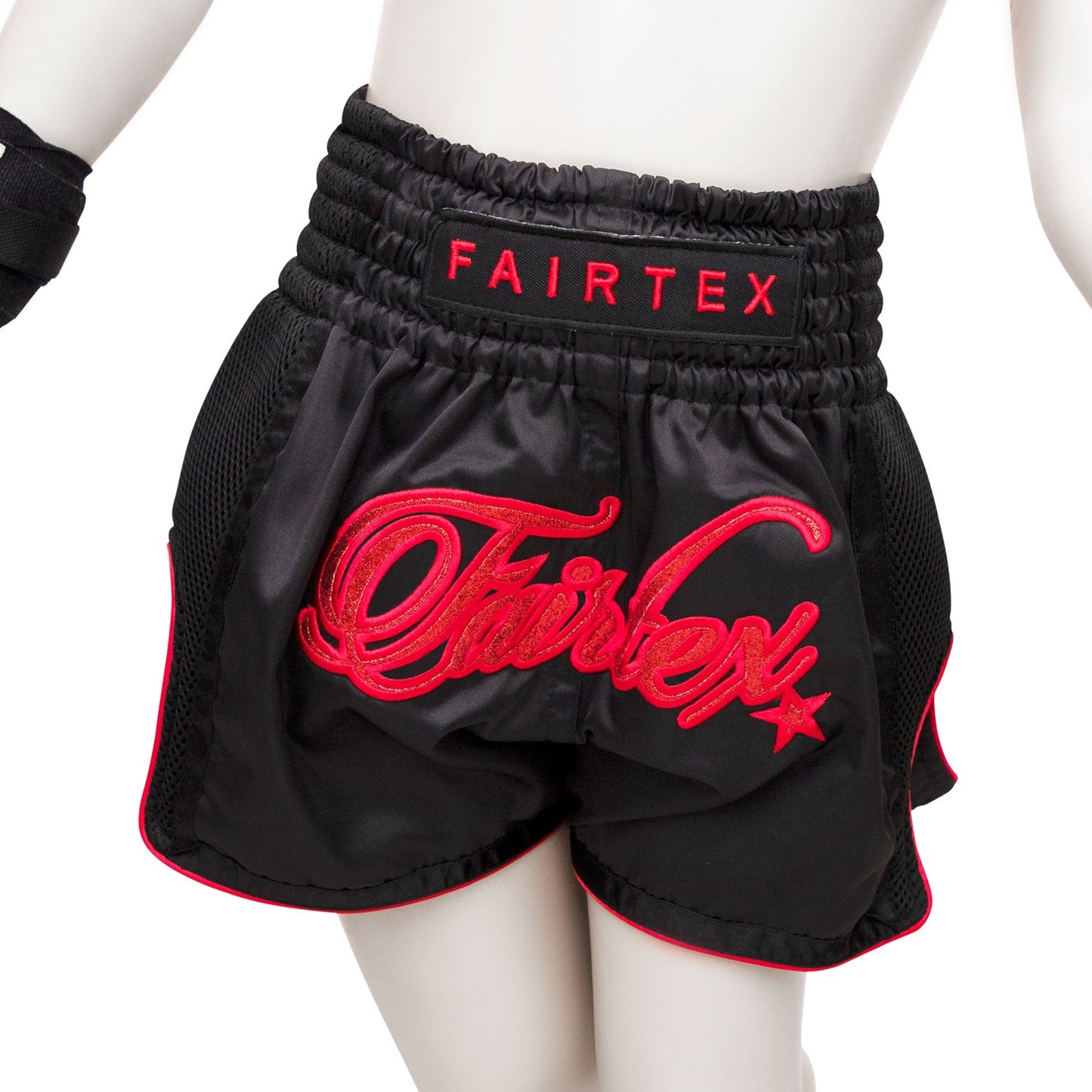 Fairtex Kids Muay Thai Boxing Shorts Midnight Red