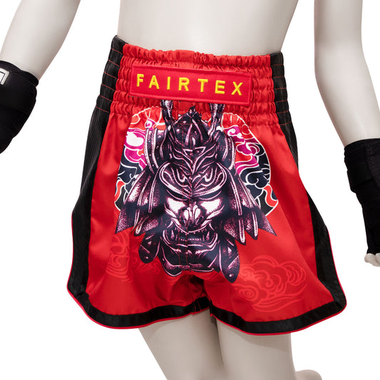 BSK2108 Fairtex Kids Muaythai Shorts Silent Warrior