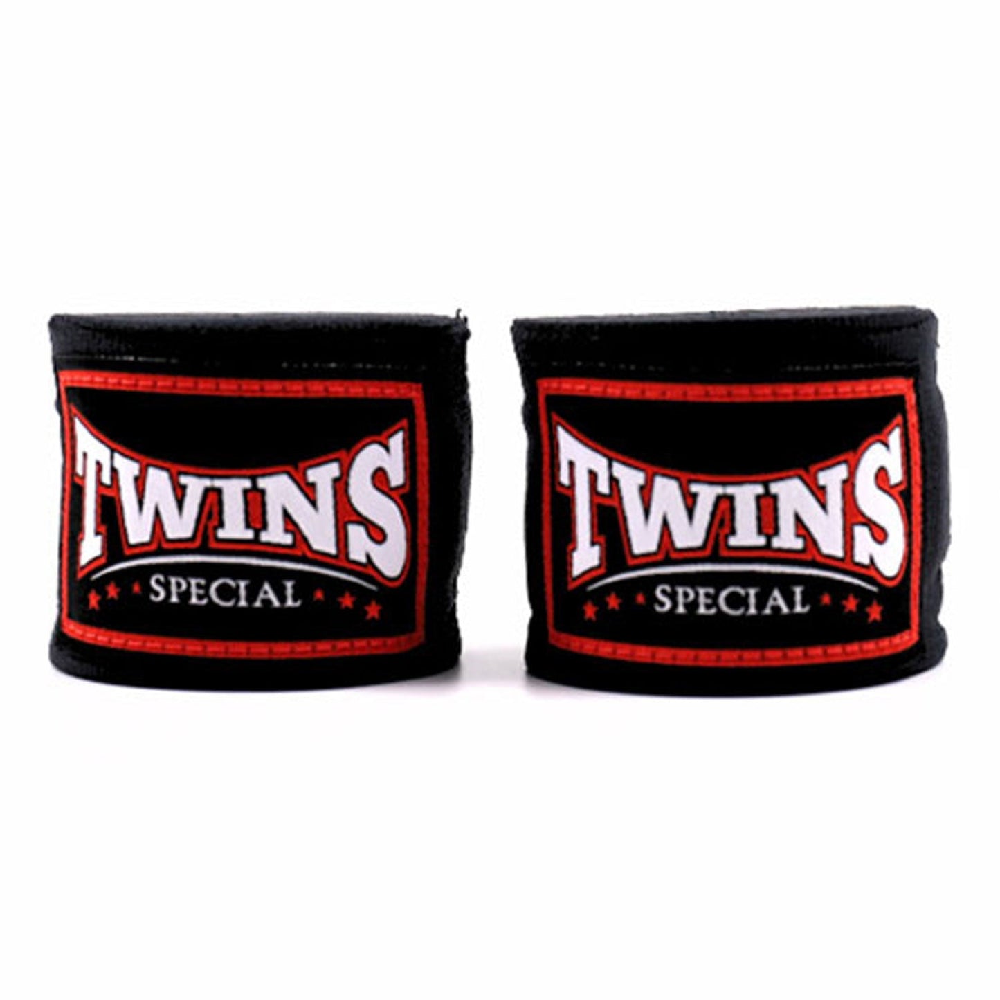 Twins Muay Thai Boxing 5m Elastic Handwraps Black