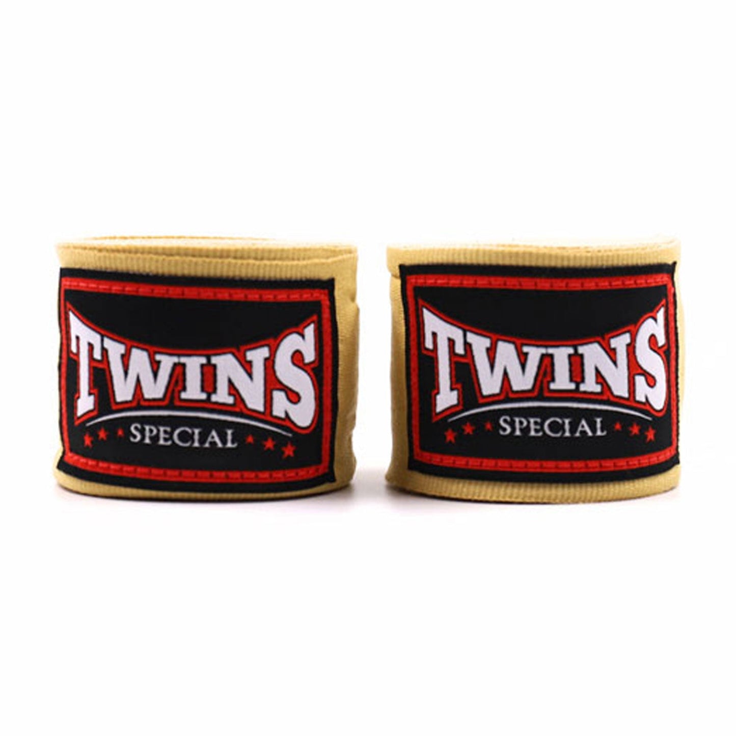 Twins Muay Thai Boxing 5m Elastic Handwraps Gold