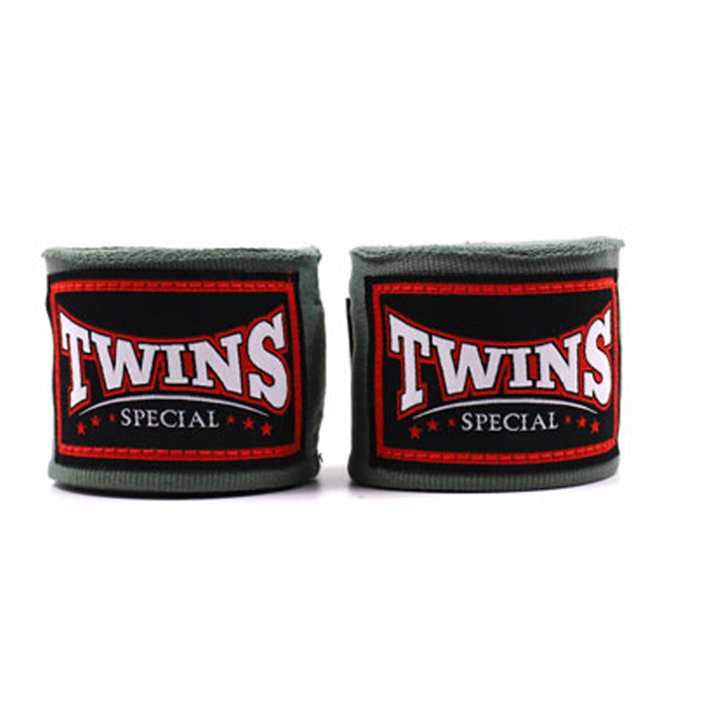 Twins Muay Thai Boxing 5m Elastic Handwraps Olive Green