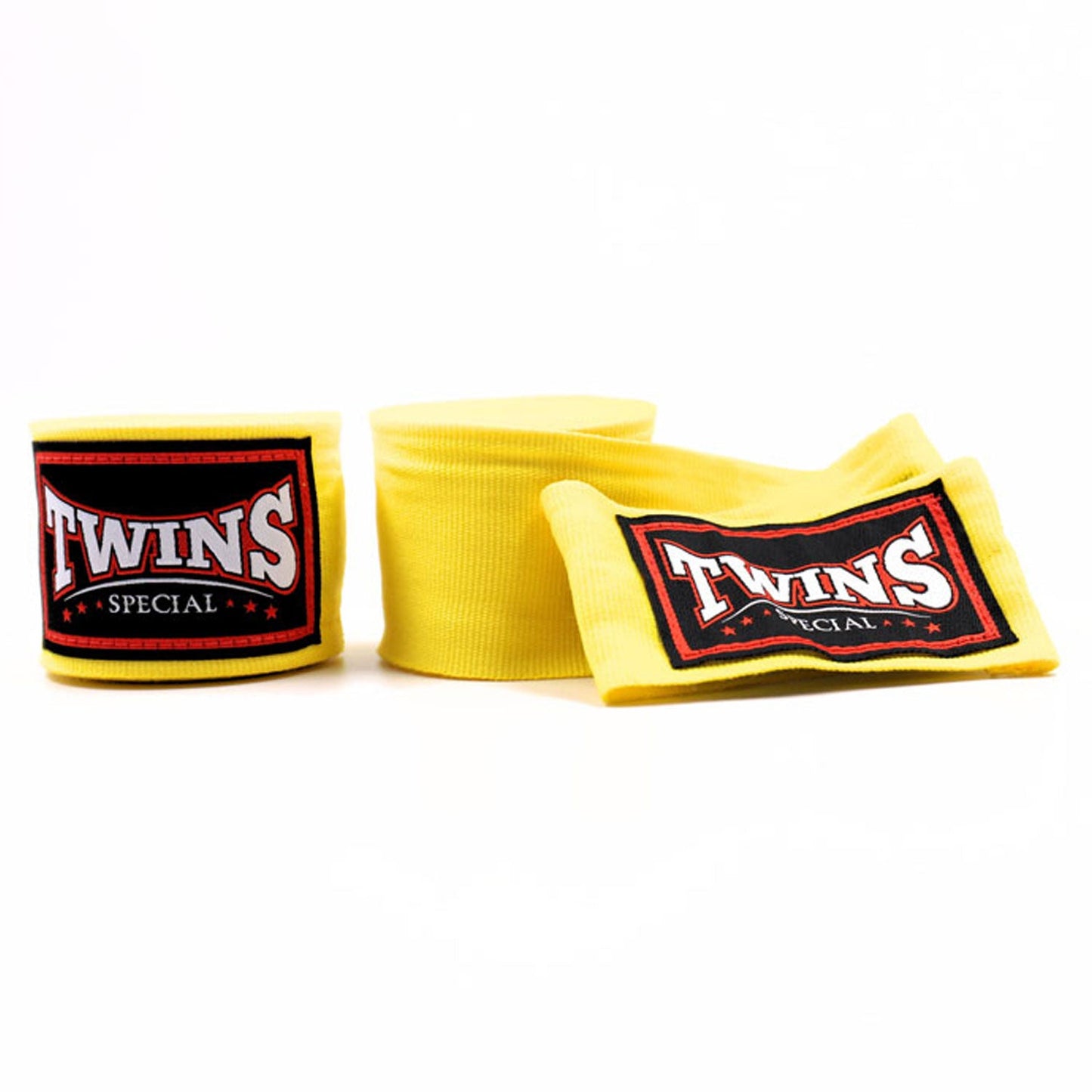 Twins 5m Muay Thai Boxing Elastic Handwraps Yellow