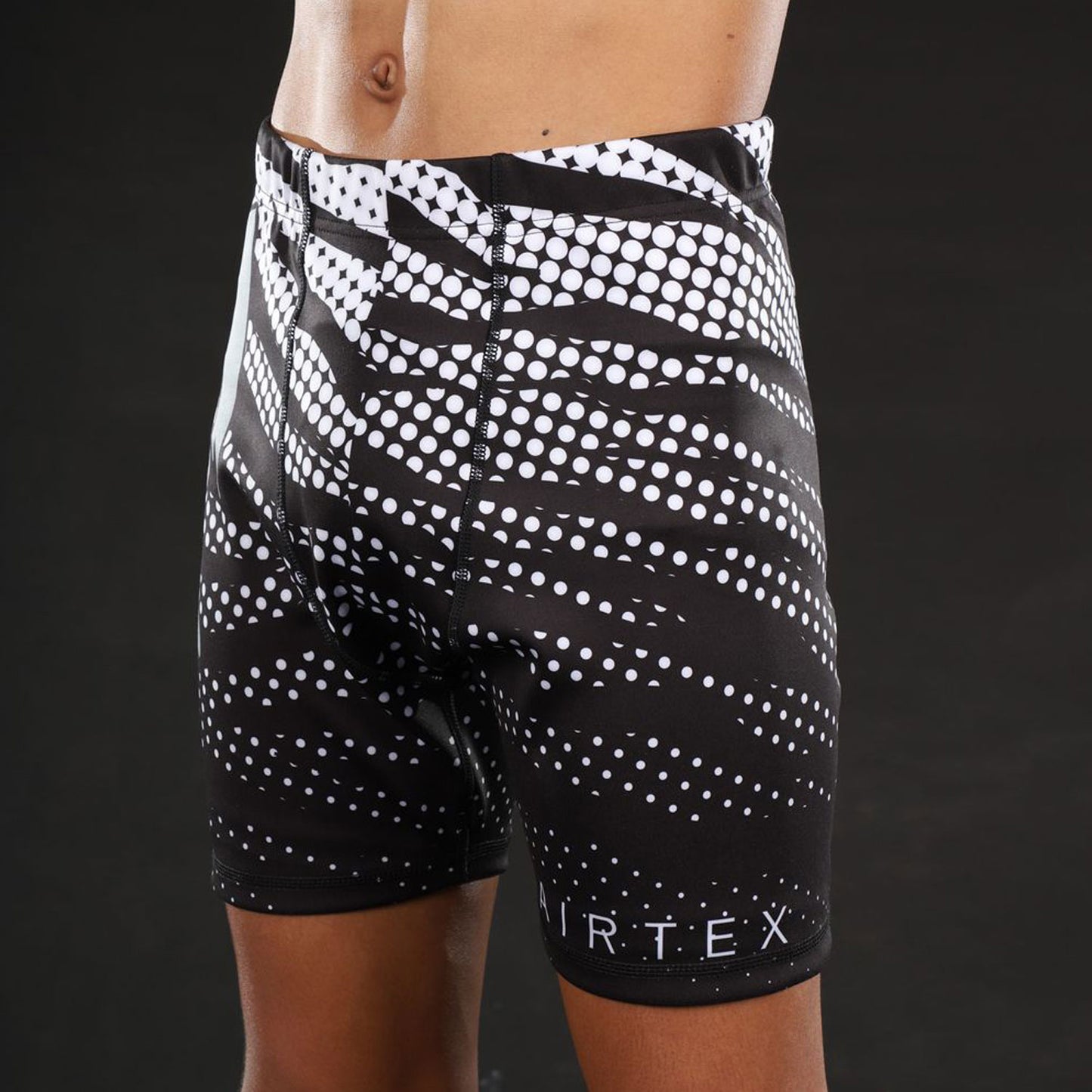 CP10 Fairtex Mens Vale Tudo Shorts Black-White