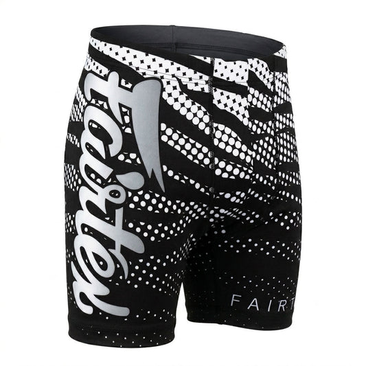 Fairtex CP10 Mens Vale Tudo Shorts - Black-White