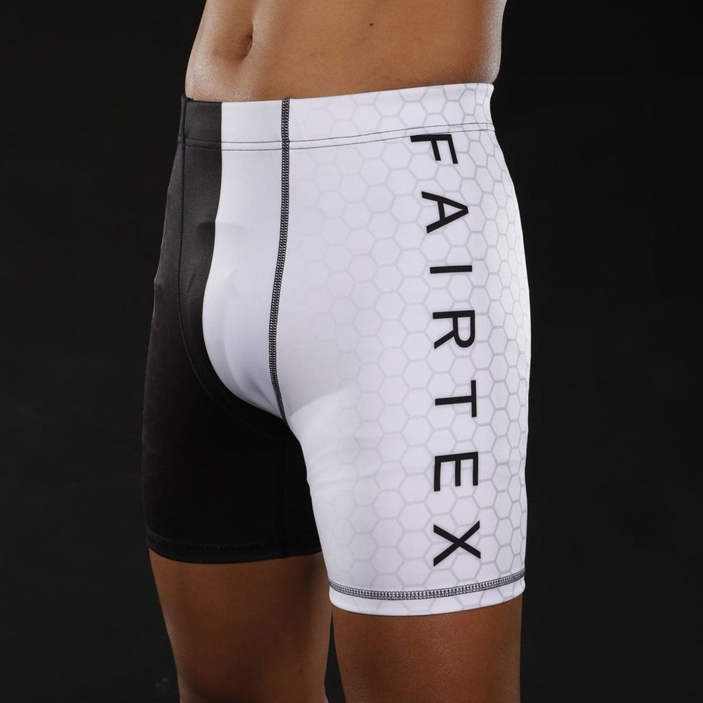 Fairtex Mens Vale Tudo Shorts Black-White