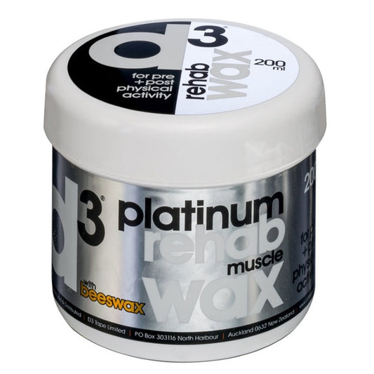 D3Tape Silver Platinum  Rehab Wax 200G
