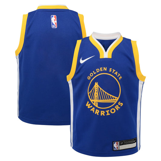 NBA Youth Golden State Warriors Nike Swingman Jersey Statement Edition - Custom (Blue)