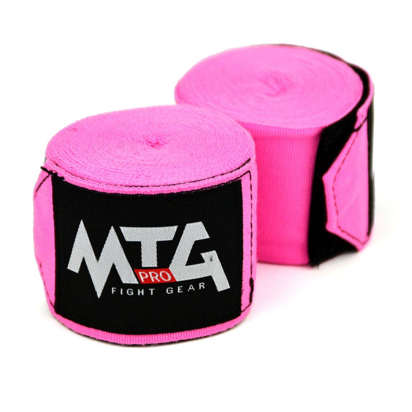 MTG Pro Muay Thai Boxing 5m Elasticated Handwraps Pink