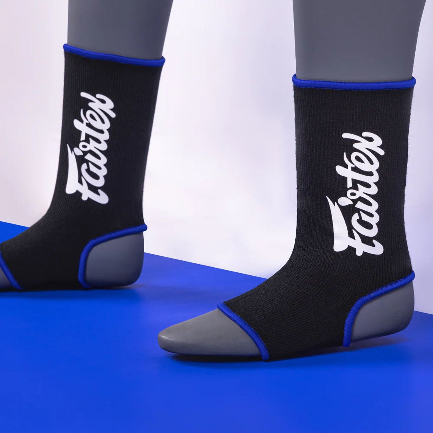Fairtex AS3 Ankle Supports Sized - Black-Blue