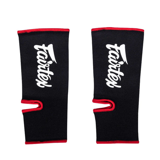 Fairtex AS3 Ankle Supports Sized - Black-Red