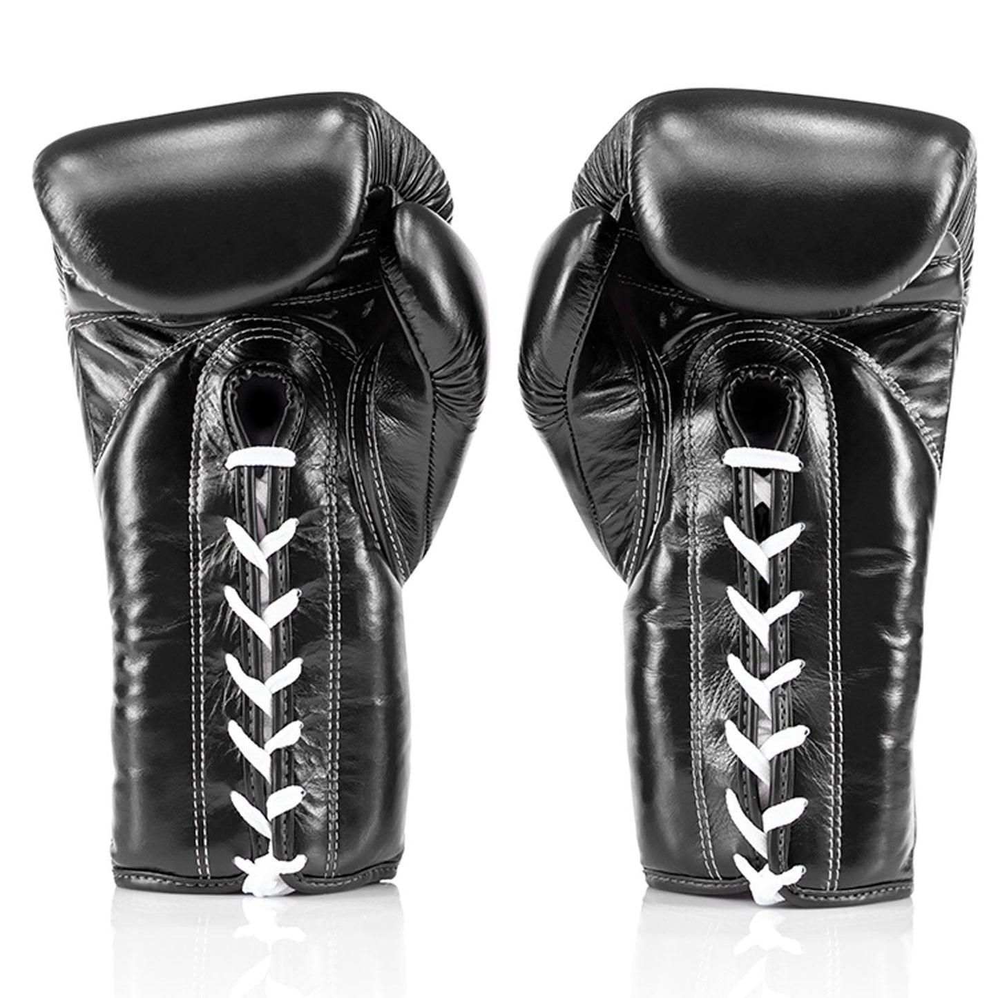 Fairtex BGL3 Lace-up Sparring Gloves - Black