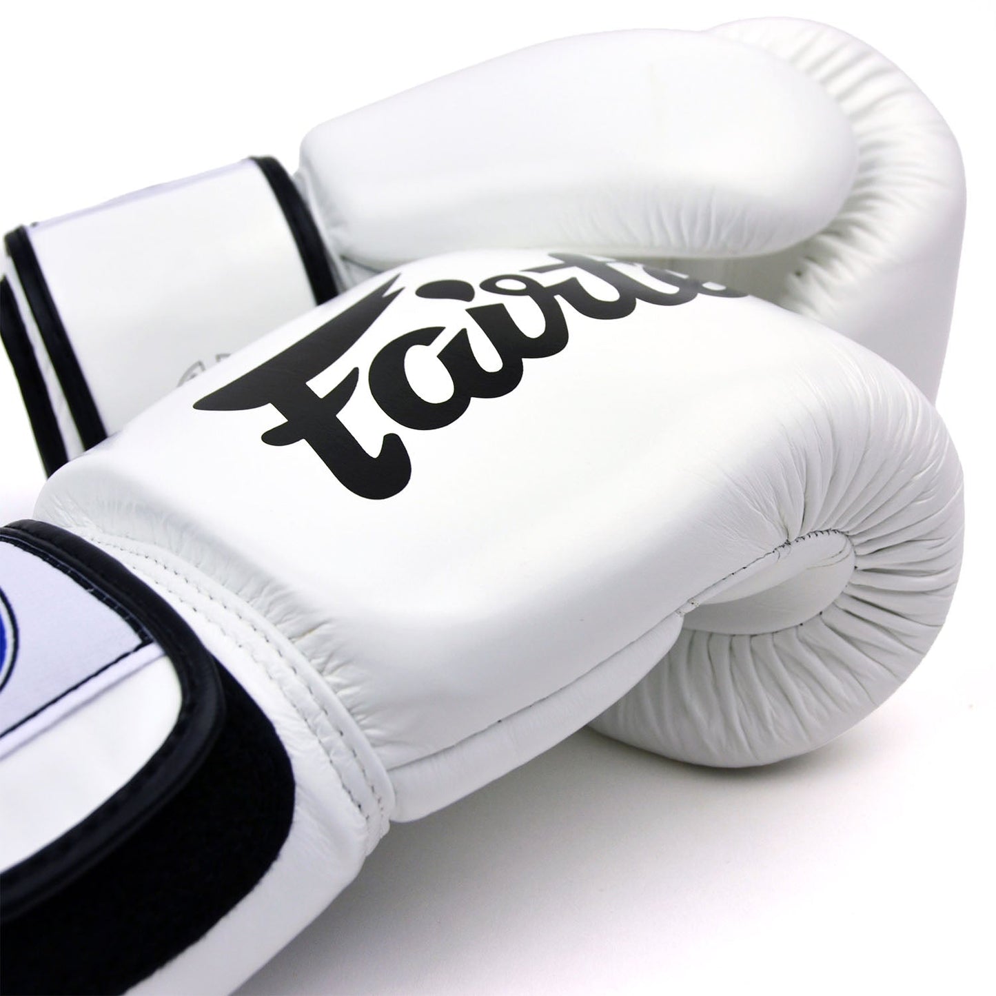 Fairtex BGV19 Deluxe Tight-Fit Boxing Gloves - White
