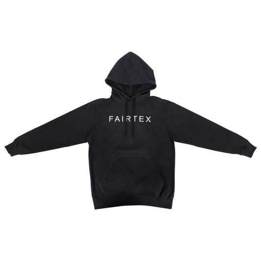 Fairtex FHS31 black pullover hoodie for sporting goods, showing a comfortable, stylish black hoodie with Fairtex branding.