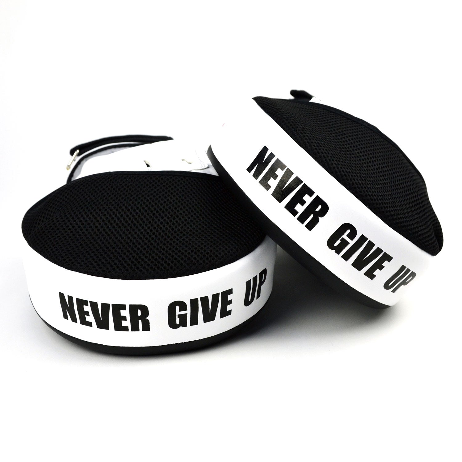 Fairtex Muay Thai Boxing Maximized Focus Mitts Black-White