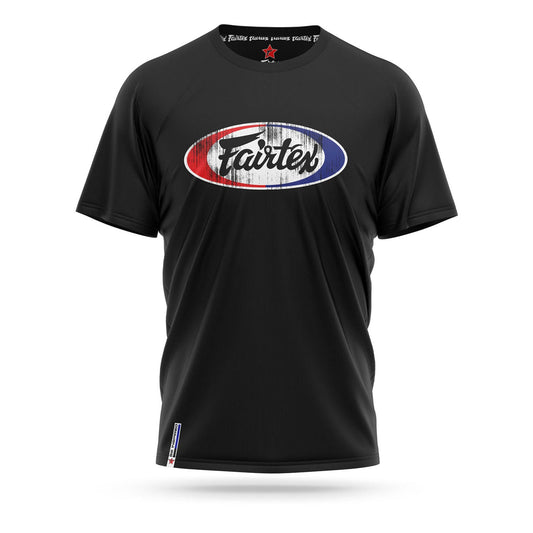 Fairtex Muay Thai Boxing Vintage Cotton T-Shirt Black