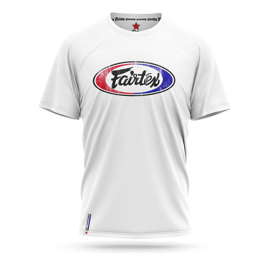 Fairtex Muay Thai Boxing Vintage Cotton T-Shirt White