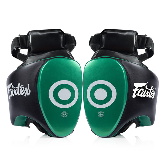 Fairtex TP5 Ultra Lite Thigh Pads - Black-Green