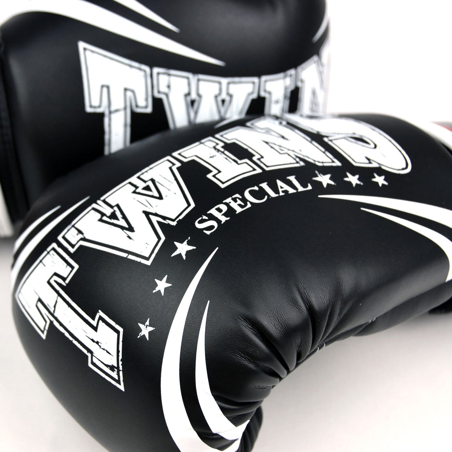 FBGVDM3-TW6 Twins Non-Leather Boxing Gloves Black