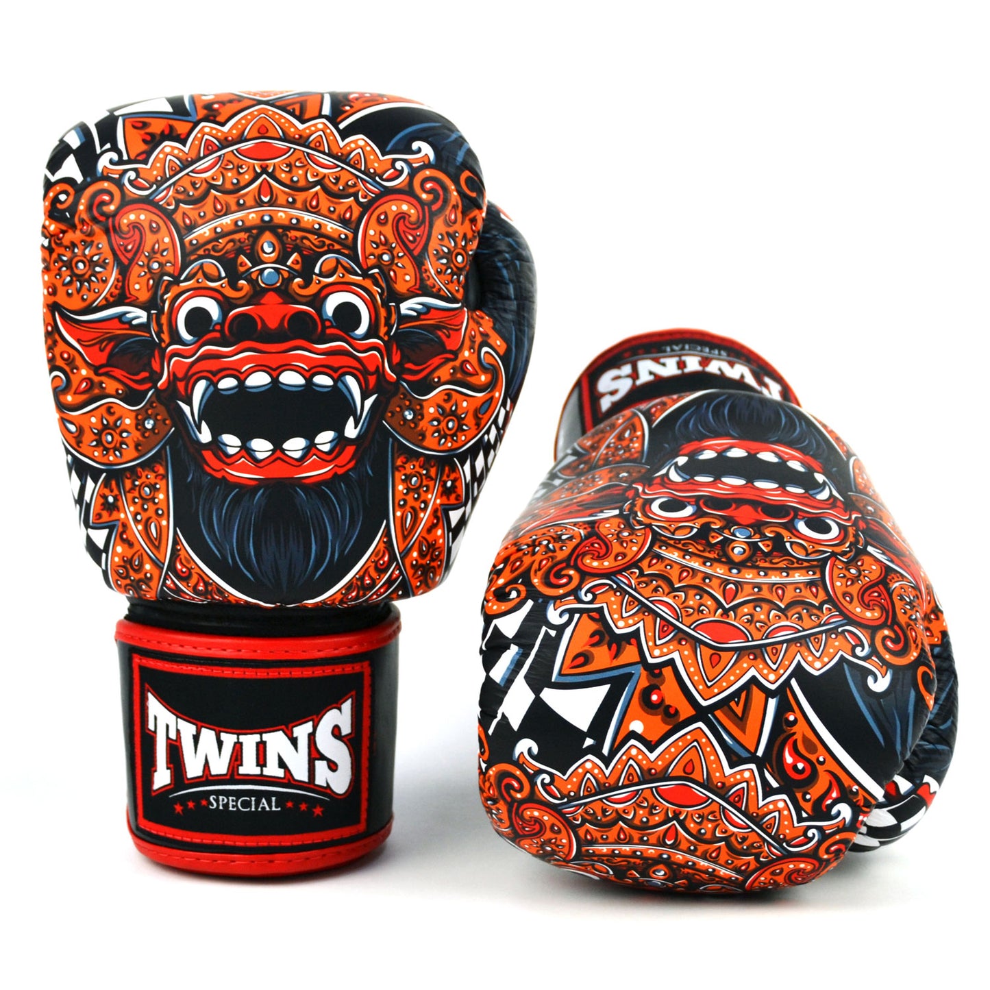 FBGVL3-59 Twins Barong Boxing Gloves Black-Red