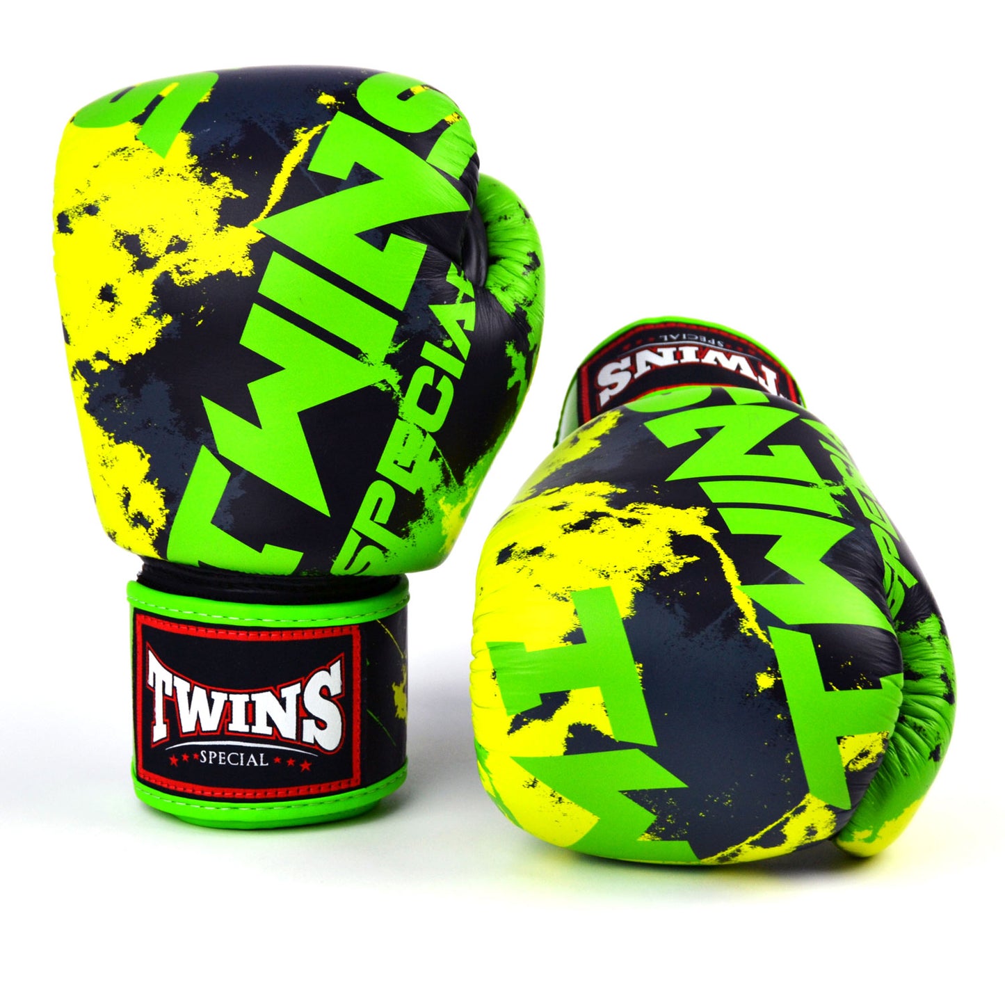 FBGVL3-61 Twins Candy Boxing Gloves Black-Green