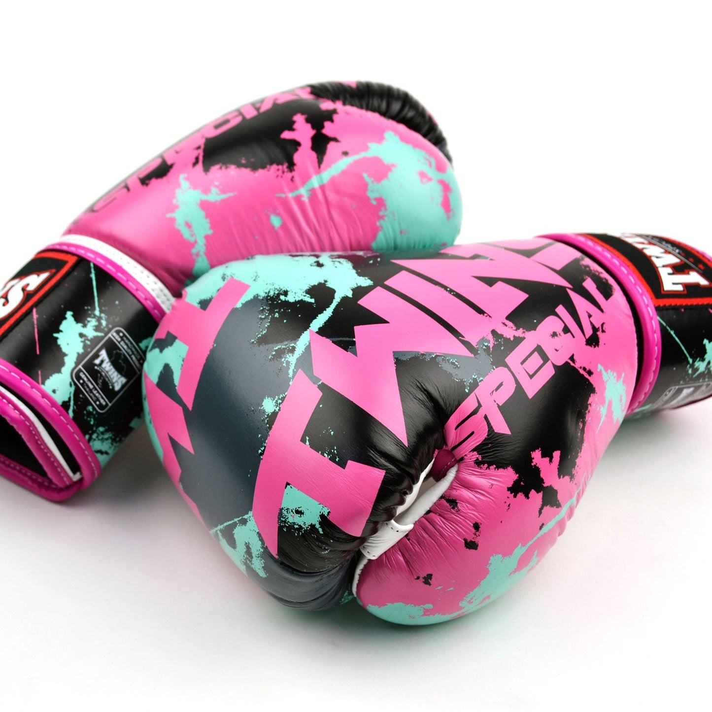 Twins Candy Muay Thai Boxing Gloves White-Pink