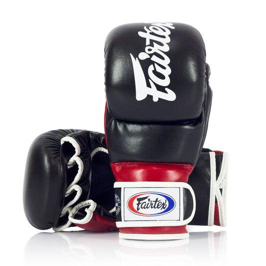 Fairtex Super Sparring MMA Gloves Black-Red