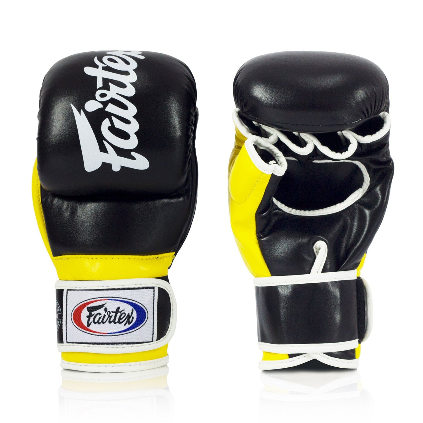 Fairtex Super Sparring MMA Gloves Black-Yellow