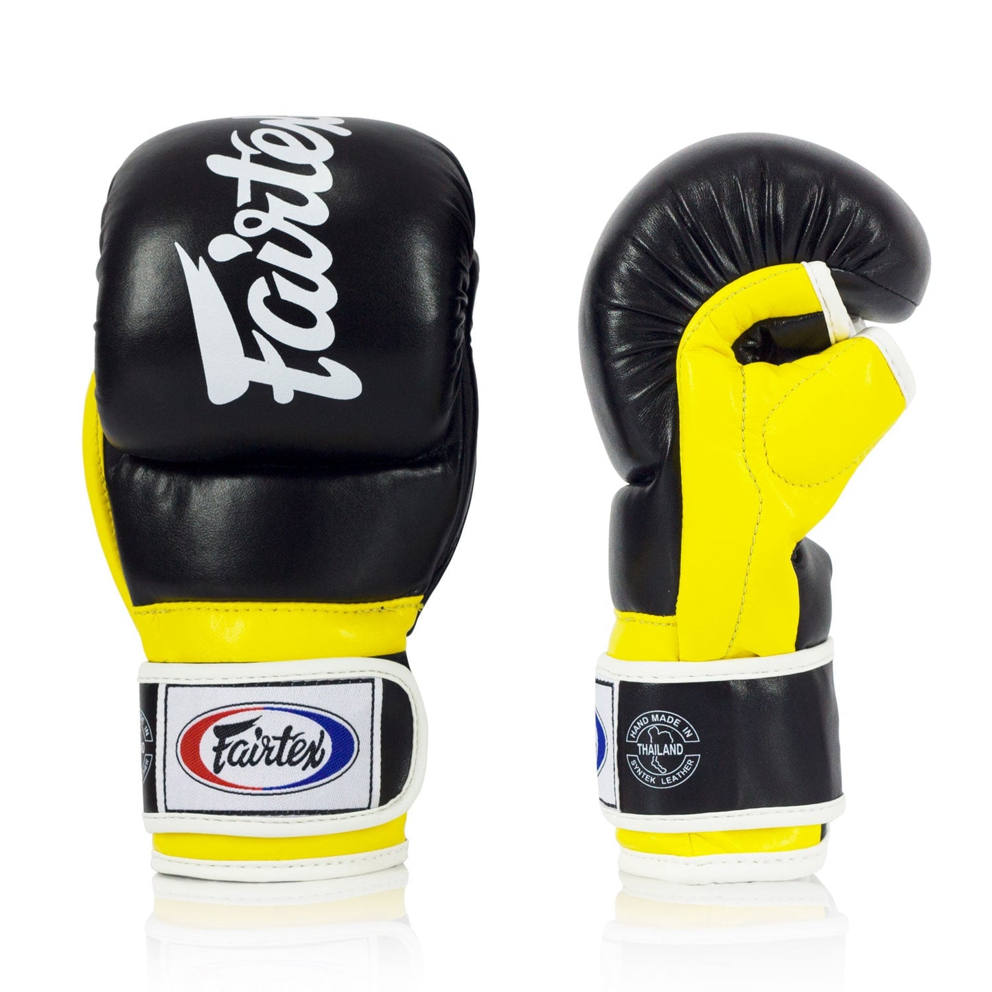 Fairtex Super Sparring MMA Gloves Black-Yellow