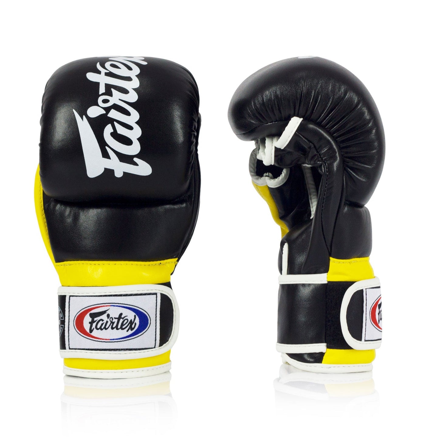 Fairtex Super Sparring MMA Gloves Black-Yellow