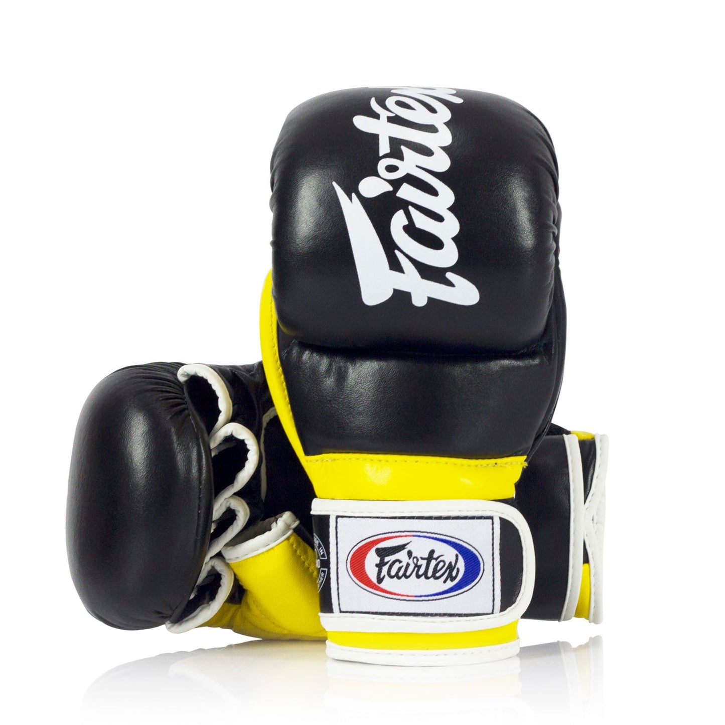 Fairtex Super Sparring MMA Gloves Black-Yellow