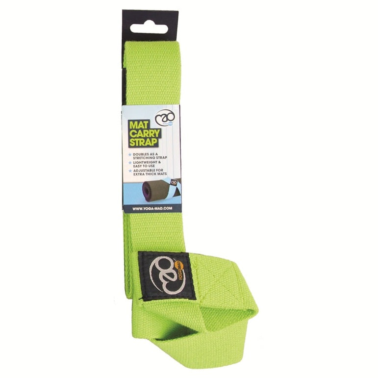 Fitness Mad Yoga (Belt +) Carry Strap - Green