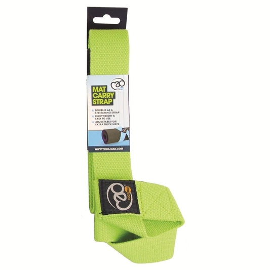Fitness Mad Yoga (Belt +) Carry Strap - Green