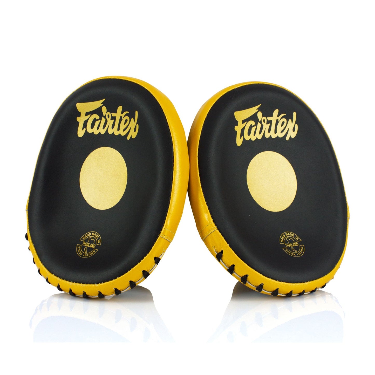 Fairtex Muay Thai Boxing Pro Speed Mitts Black-Gold