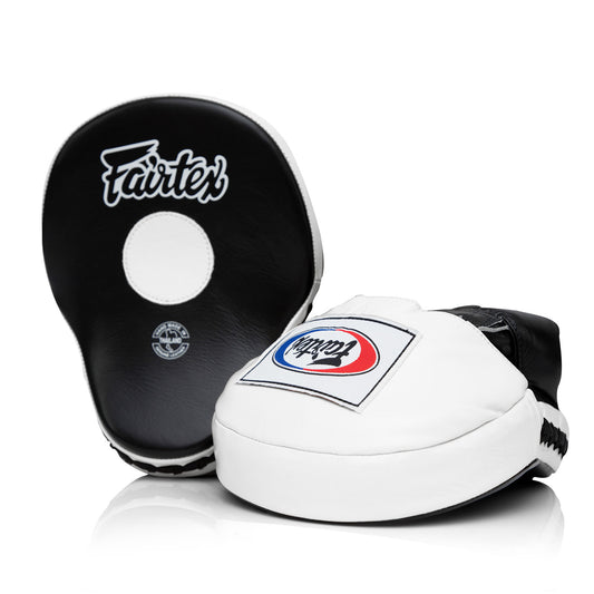 FMV9 Fairtex Contoured Focus Mitts Black-White