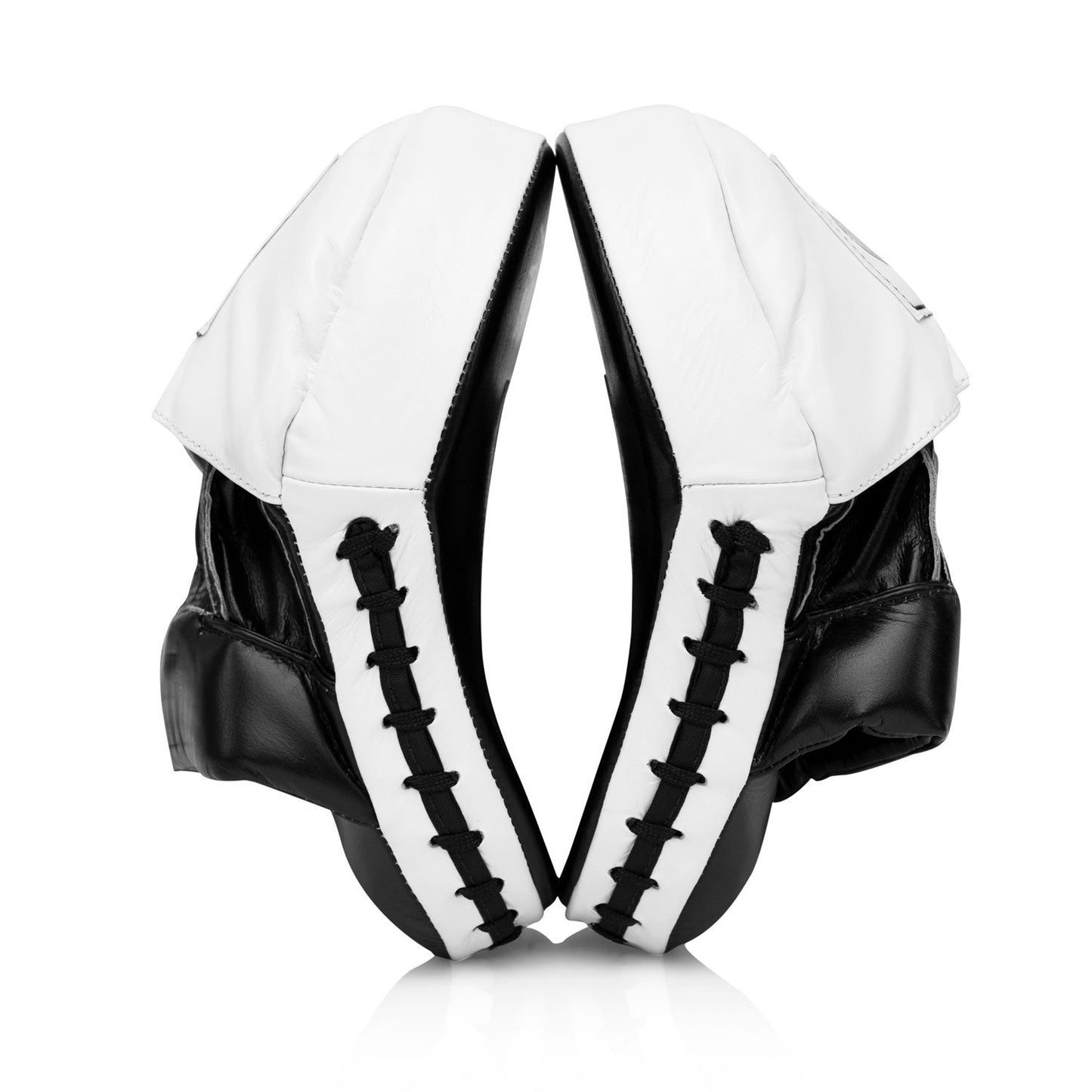 Fairtex Muay Thai Boxing Contoured Focus Mitts Black-White