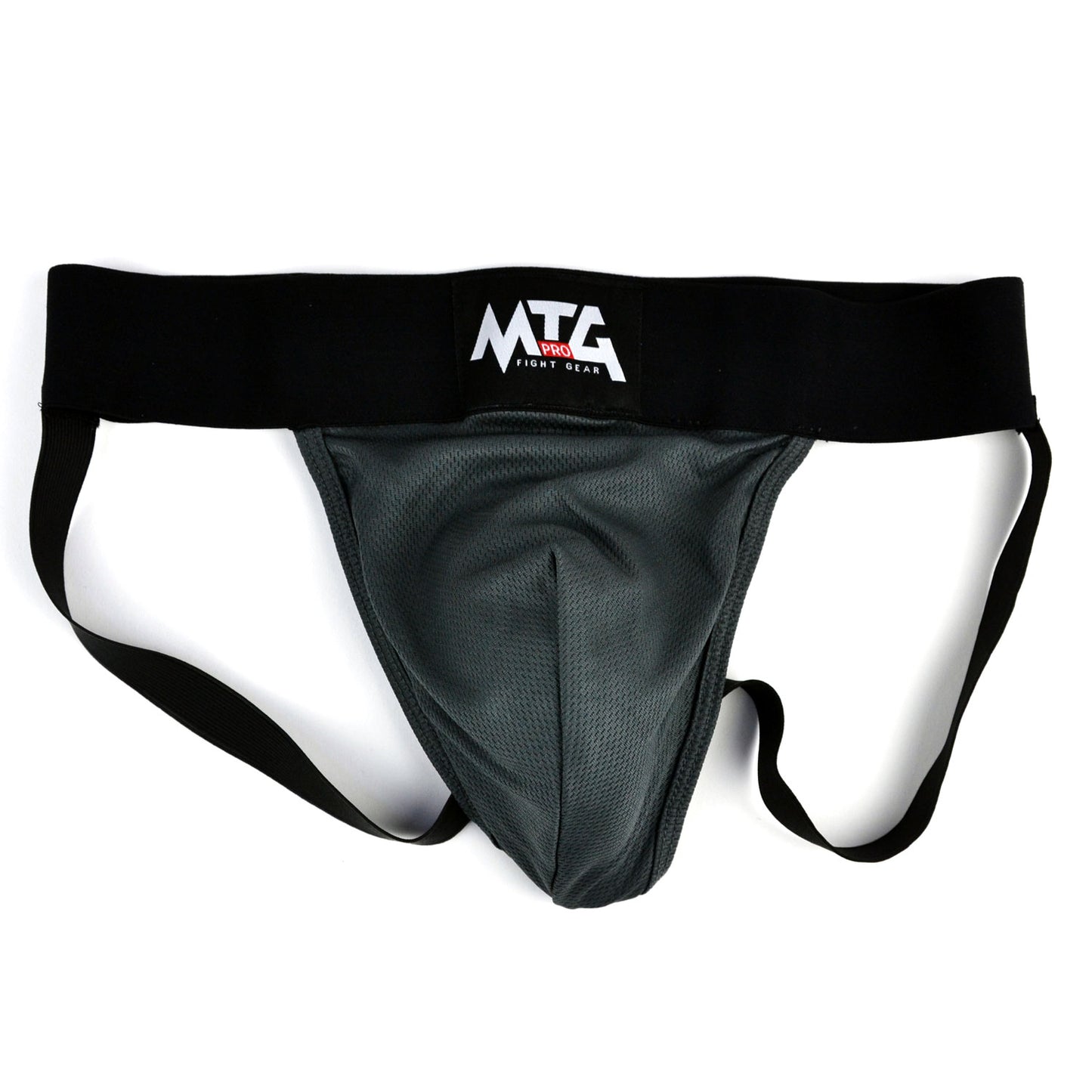 G1 MTG Pro Jockstrap Groin Guard Grey-Black