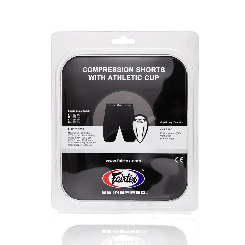 Fairtex Muay Thai Boxing Compression Shorts With Athletic Cup