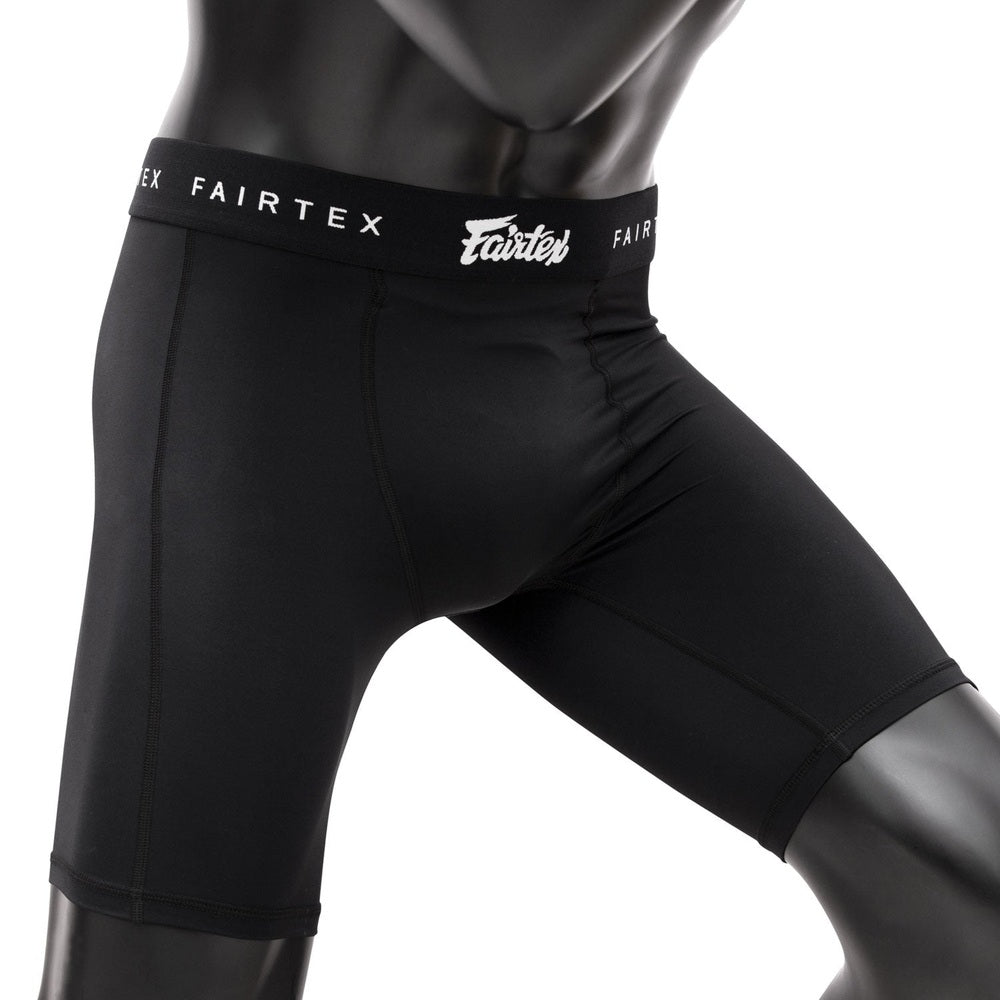 Fairtex Muay Thai Boxing Compression Shorts With Athletic Cup