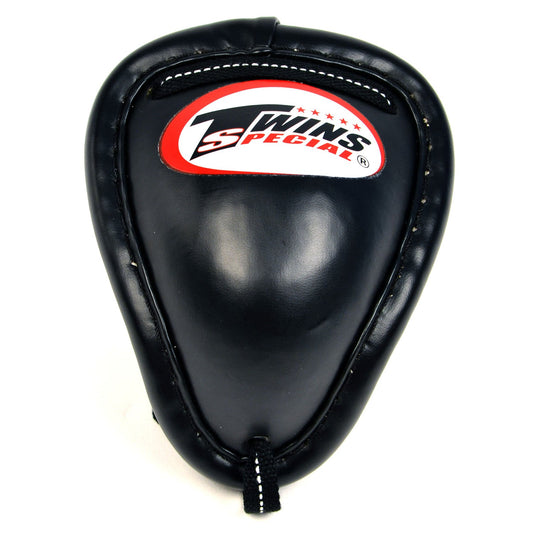 Twins Muay Thai Boxing Metal Groin Guard Black