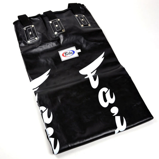 HB6 Fairtex Black-White 6ft Muaythai Banana Bag (UN-FILLED)