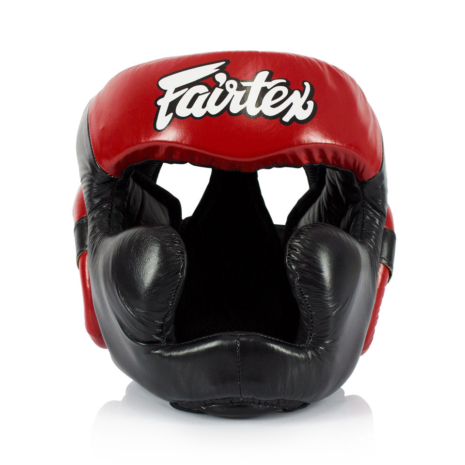 HG13 Fairtex Black-Red Full Coverage Headguard