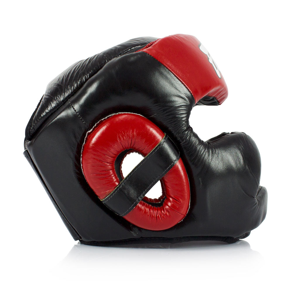 HG13 Fairtex Black-Red Full Coverage Headguard