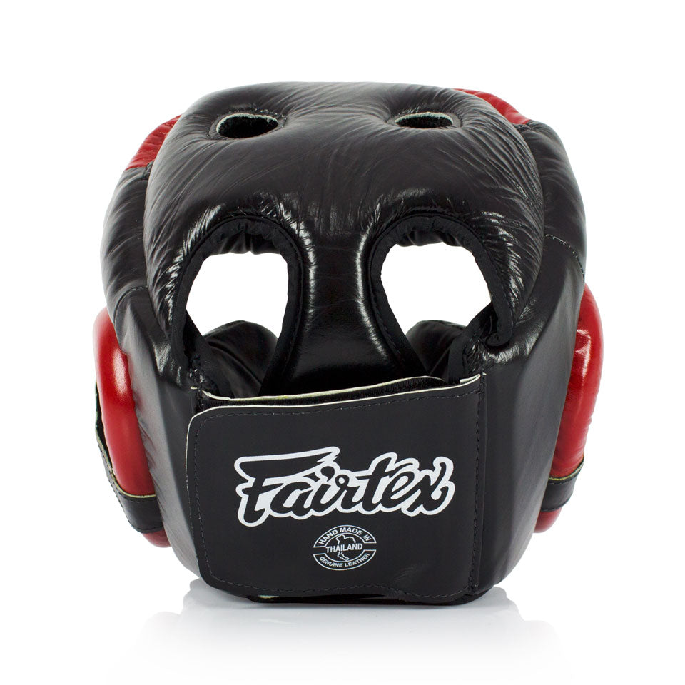 HG13 Fairtex Black-Red Full Coverage Headguard