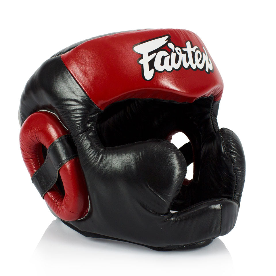 HG13 Fairtex Black-Red Full Coverage Headguard