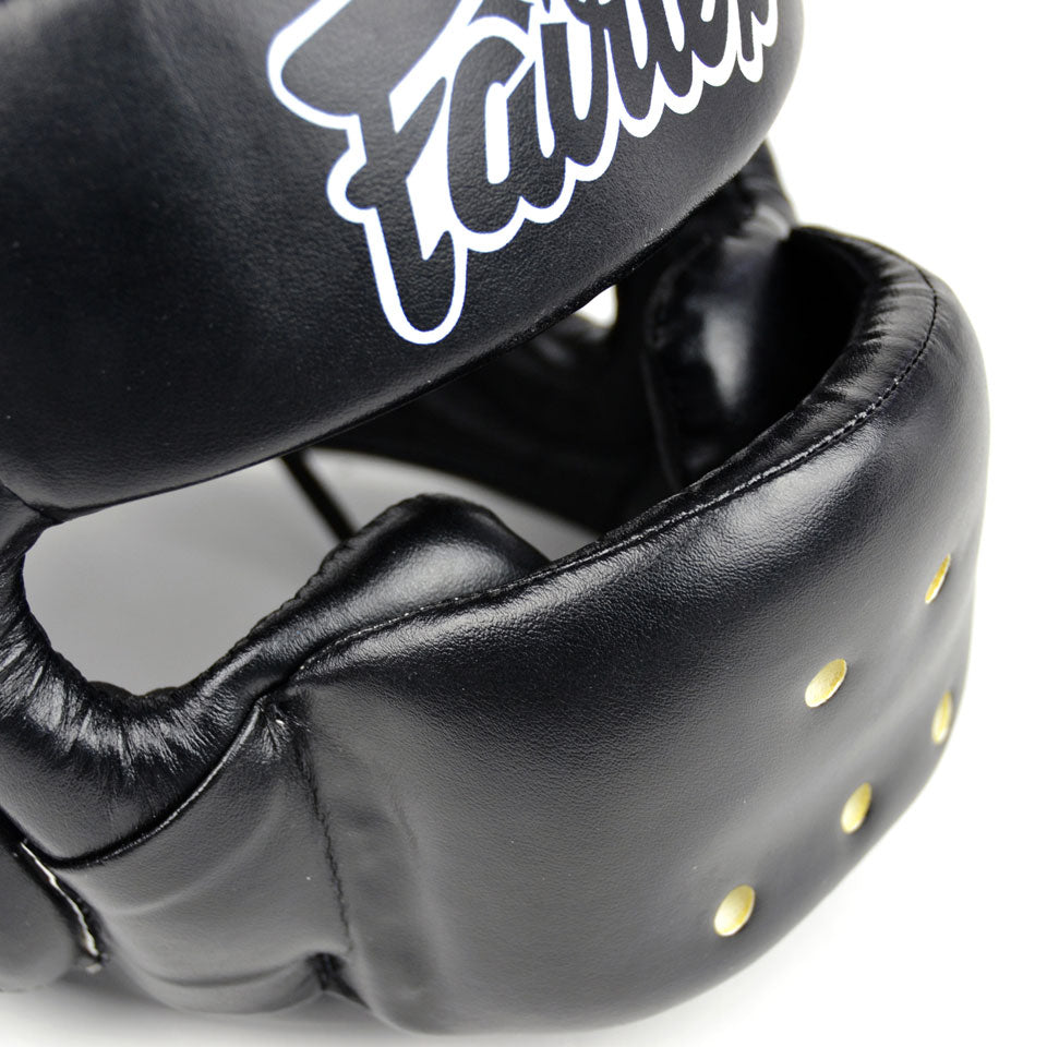 HG14 Fairtex Black Full Face Headguard