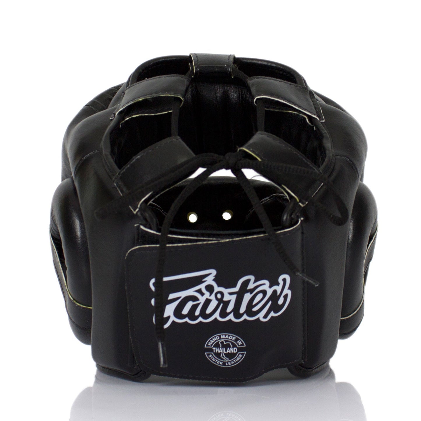 Fairtex Muay Thai Boxing Full Face Protector Headguard Black